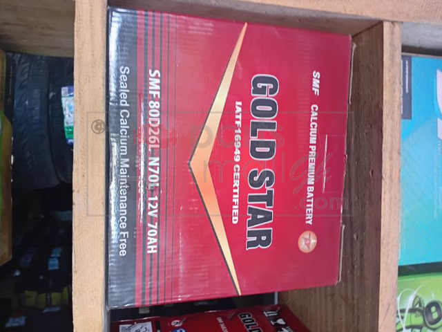 Gold star car battery 15 Plate Block