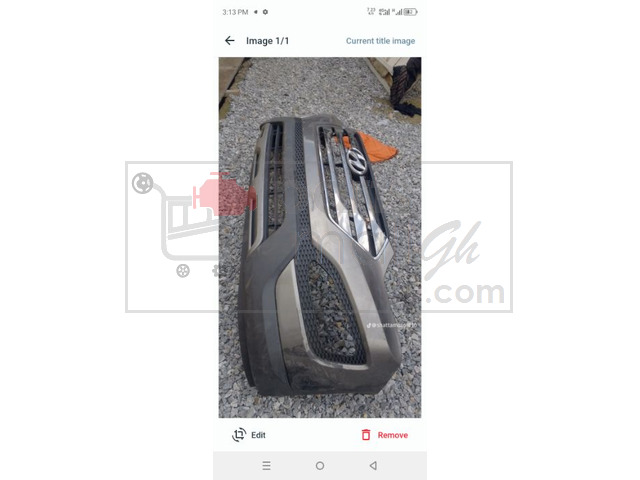 2014 Hyundai Santa Fe. Front bumper