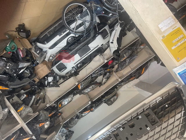 Headlight and front bumper