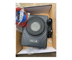 Sacar 8-inch flat underseat car subwoofer